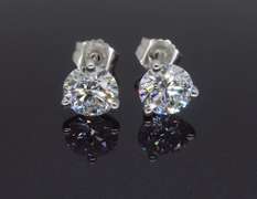 Classic 1.50CTW Diamond Stud Earrings