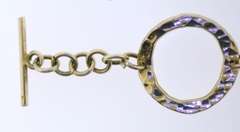 Mexican Sterling Silver large Circle Link Bracelet