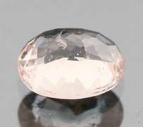 Elegant 1.25ct peach pink Morganite
