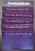 US Mint Proof Sets 2 Of Each 1986-1988 OGP.