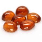 Fantastic richly colored 10.2ct Hessonite Garnet set