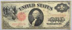 $ 1 Series of 1917 Columbus Landing US Note