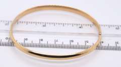 14KT Yellow Gold Plain Bangle