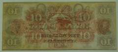 1800's Ten Dollars Canal Bank New Orleans LA Obsolete Currency Note