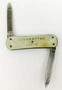 Vintage French Cigar/Cigarette Advertising Pocket Knife