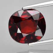 Stunning black cherry red VS 2.55ct Spessartite Garnet