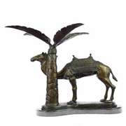 Camel Desert Bronze Statue