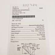 GIA Certified 1.82 Carat Diamond Solitaire