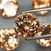 Matched! 5 piece 17.52ct full fire Imperial Topaz set
