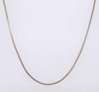 Vintage Sterling Silver Italian Chain Necklace