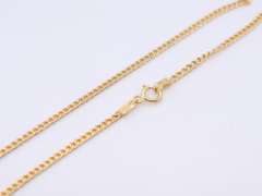 Popular Yellow Gold Curb Link Chain Necklace