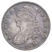 1821 Capped Bust Half Dollar