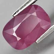 Stunning violet red 1.69ct unheated Ruby