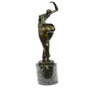 Nude Female Bronze Figurine