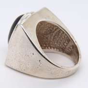 Sterling Silver Signed Tiger Eye Ring