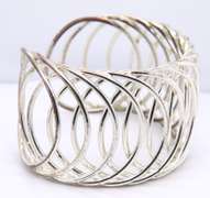 925 Sterling Silvr Wide Cuff Bangle