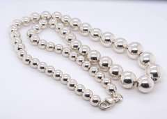 Tiffany & Co Hardware Graduated Ball Necklace