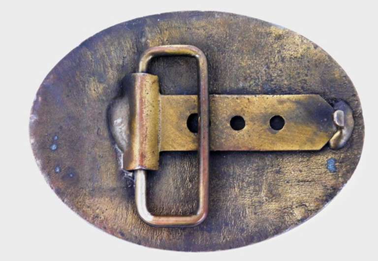 Philadelphia Police Brass Belt Buckle