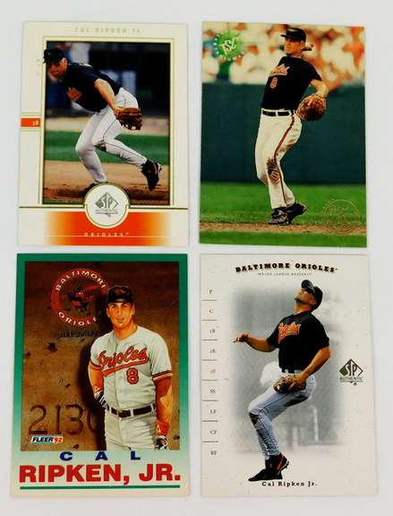 4 Cal Ripken, Jr. Baseball Cards