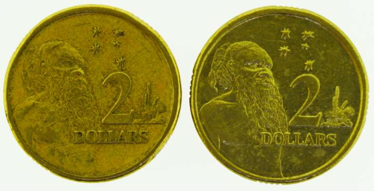 $2 Dollars Australia Coin lot of Two