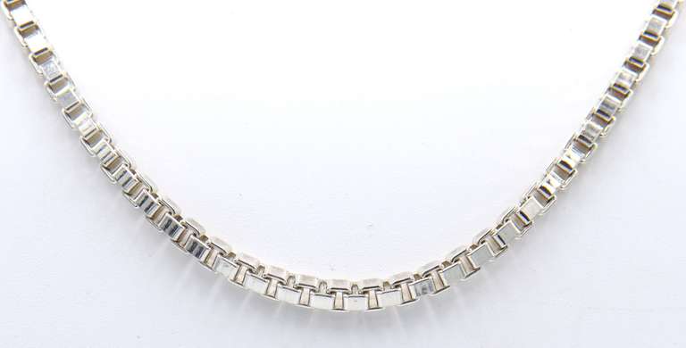 Tiffany & Co Box Chain Necklace