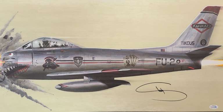 Eminem Autographed 12x24 Kamikaze Lithograph ACOA