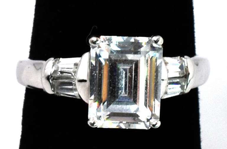 Sterling Silver Ring With CZs