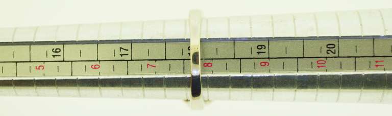 Sterling Silver Three Citrine Stone Ring