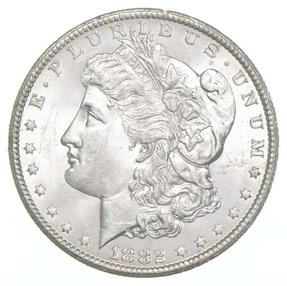1882-CC Morgan Silver Dollar
