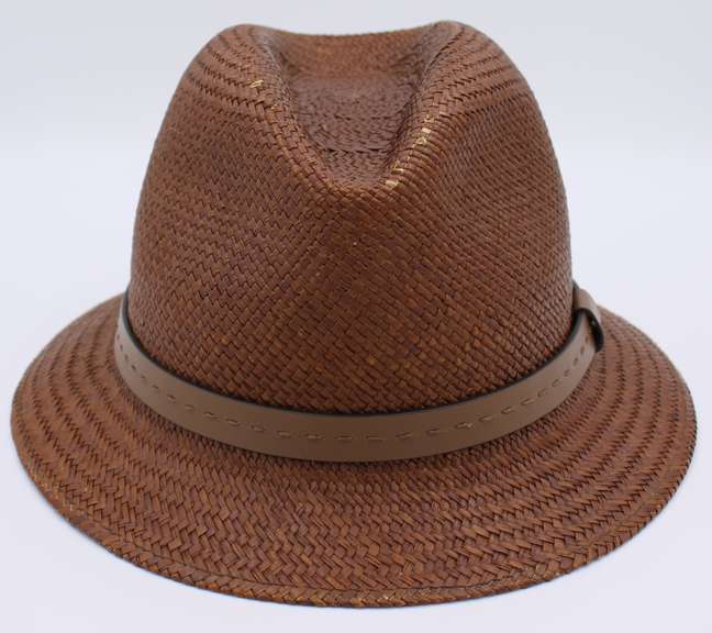 Gucci Nut Brown Straw Wide Brimmed Hat
