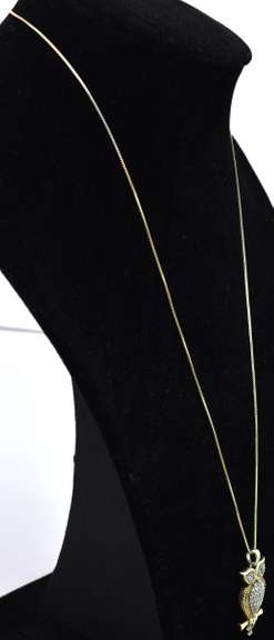 Vermeil Owl Necklace