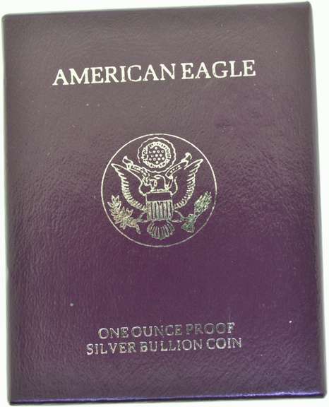 1995-P Silver Bullion American Eagle $1 One Dollar Proof Coin Boxed with COA