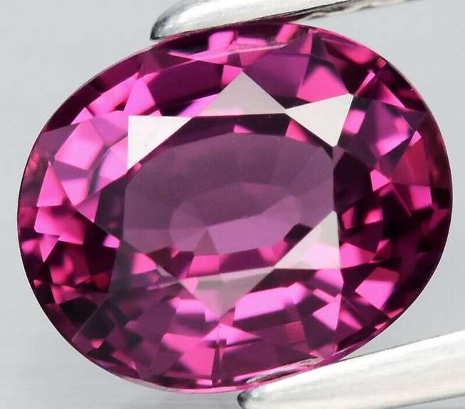 Ravishing 1.38ct rich red violet Rhodolite Garnet