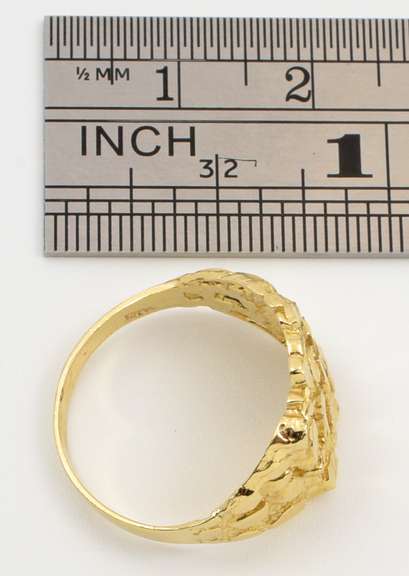 Practical Light Unisex Nugget Ring