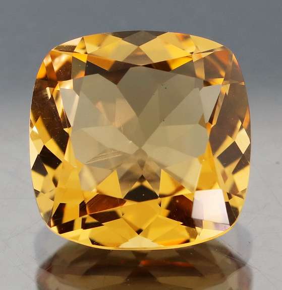 Rich 7.33ct 13mm golden Citrine