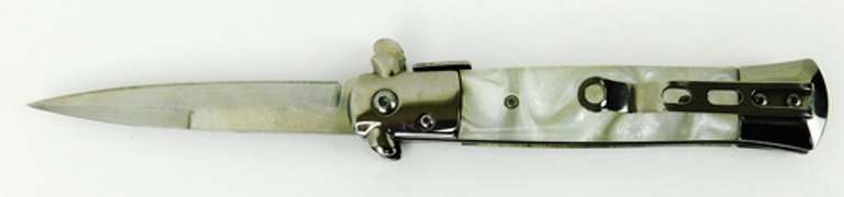 Switch Knife with Mother of Pearl Handle