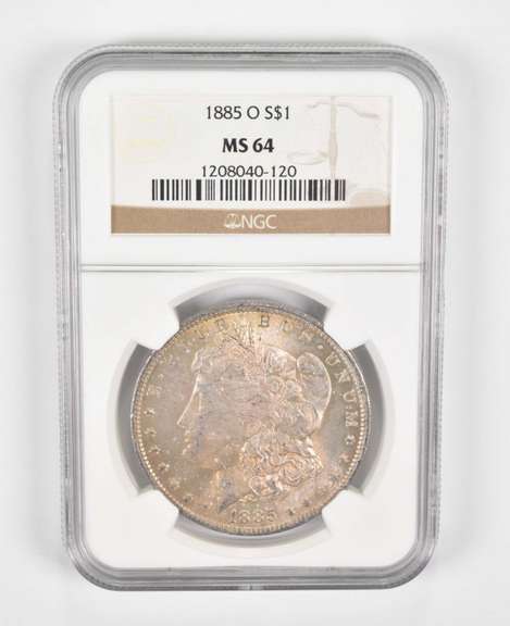 MS64 1885-O Morgan Silver Dollar - Graded NGC