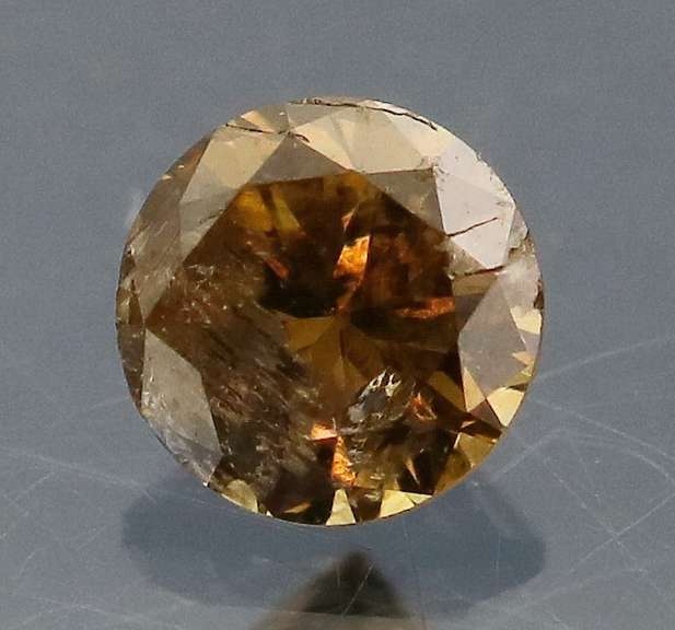 Eye catching .31ct smooth cut Chocolate Diamond solitaire