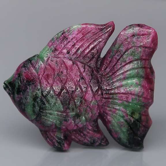 Giant! 123.95ct Ruby in Zoisite carving