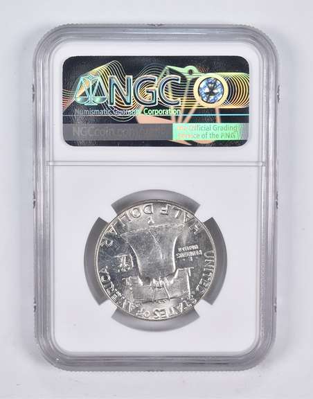 MS64 1956 Franklin Half Dollar FS-401 Bugs Bunny NGC