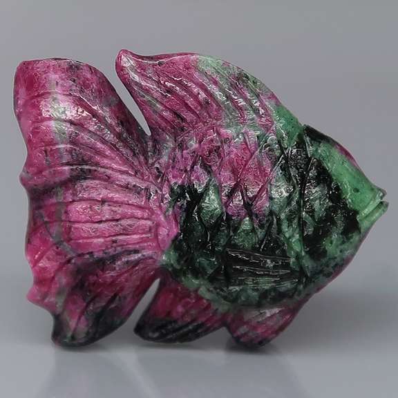 Giant! 123.95ct Ruby in Zoisite carving