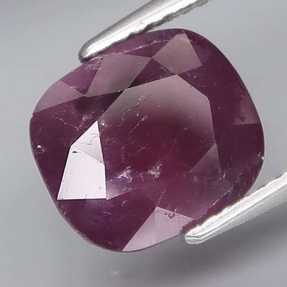 UNHEATED! Large 5.18ct violet red Winza Ruby