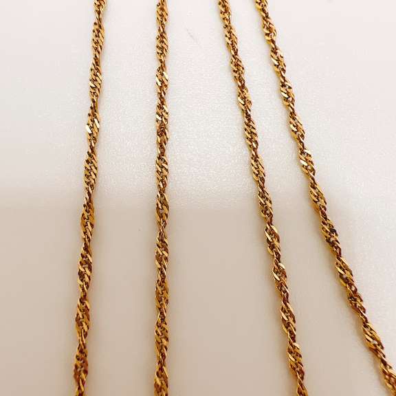 14kt Solid Yellow Gold Chain Necklace