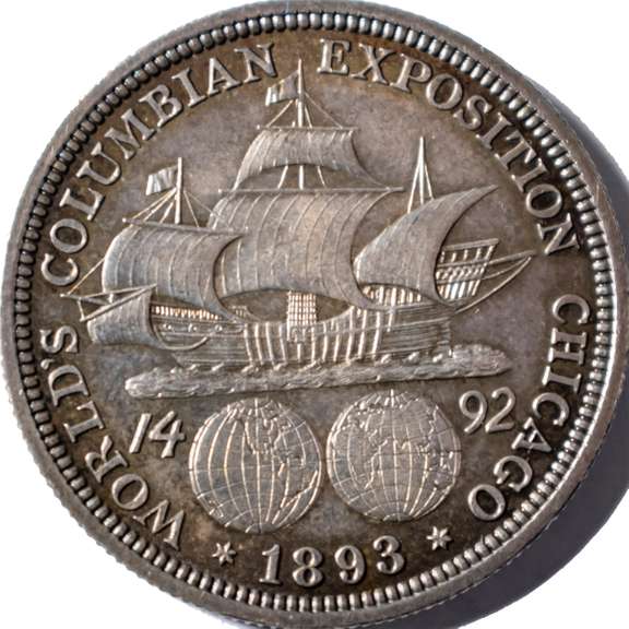 Sharp BU Toned 1893 Columbian Half