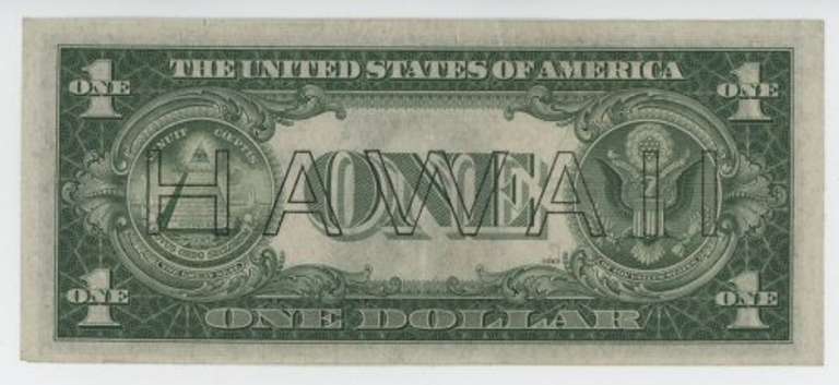 Choice Crisp Uncirculated 1935-A Series $1 Hawaii Silver Cert