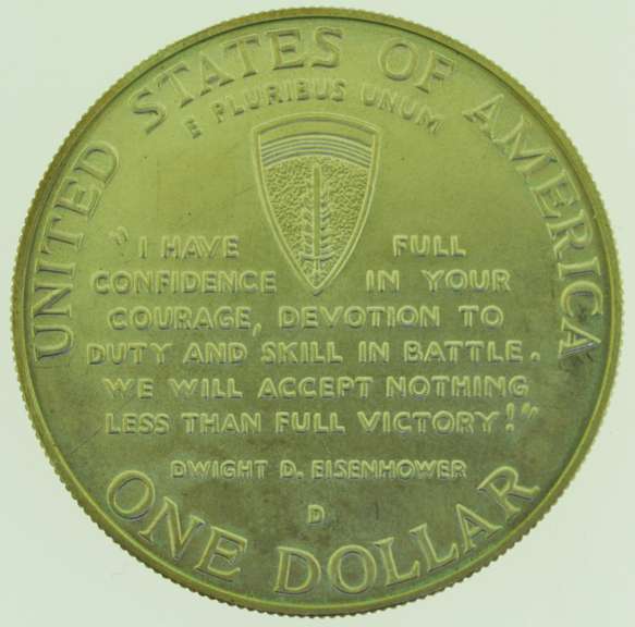 1993-D (1991-1995) World War II Commemorative Silver $1 Dollar