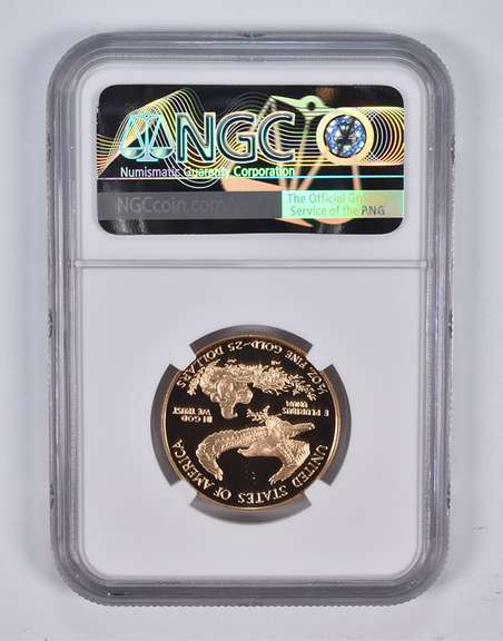 PF70 UCAM 1995-W $25 American Gold Eagle 1/2 Oz. .999 Fine Gold NGC