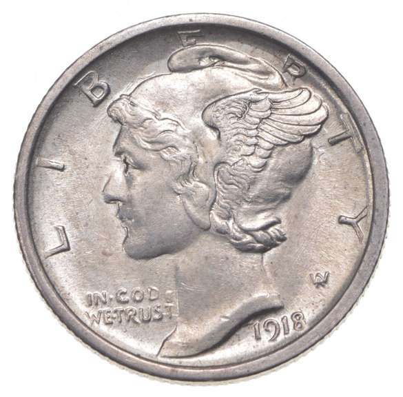 1918-S Mercury Dime