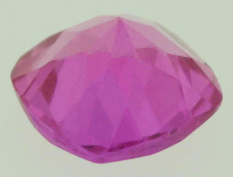 3.17ct Asscher Cut Pink Sapphire Loos Stone