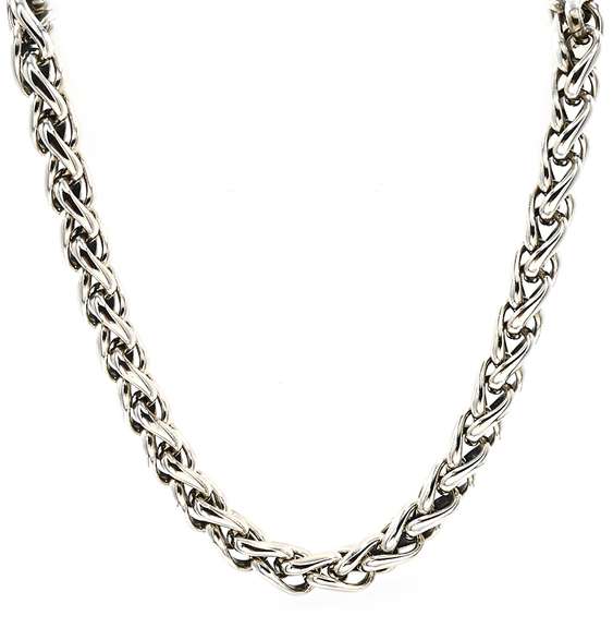 David Yurman Two Tone Wheat Chain Necklace
